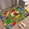 S-Super Cute Style M-Mario Kitchen Mat Cheaper Anti-slip Modern Living Room Balcony Printed Modern Home Decor