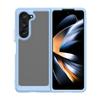 Красочный прозрачный TPU чехол-книжка с акриловой задней панелью для Samsung Galaxy Z Fold 6 5 4 3 5G Z Fold6 Flip6, задняя крышка с защитой от отпечатков пальцев