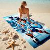1pc Soccer Heroes Action Cartoon Quick Dry Microfiber Bath Towel for Swimming Surfing Camping Unisex Holiday. SJT7201192