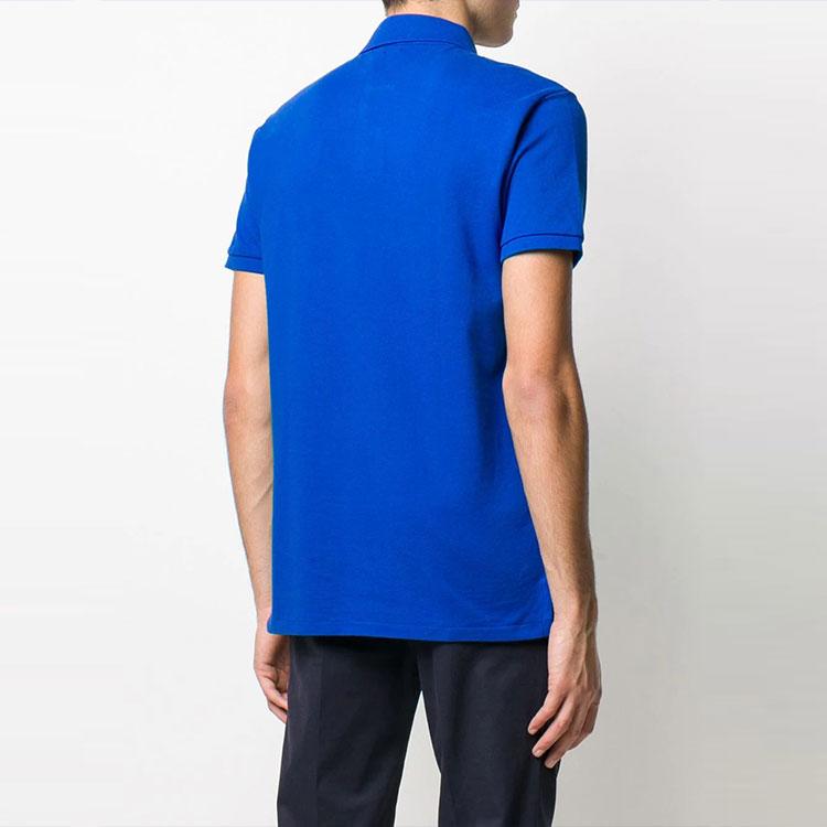 Polo Ralph Lauren Logo Вышитый однотонный поло рубашка Мужские рубашки поло Синий 710680784-147