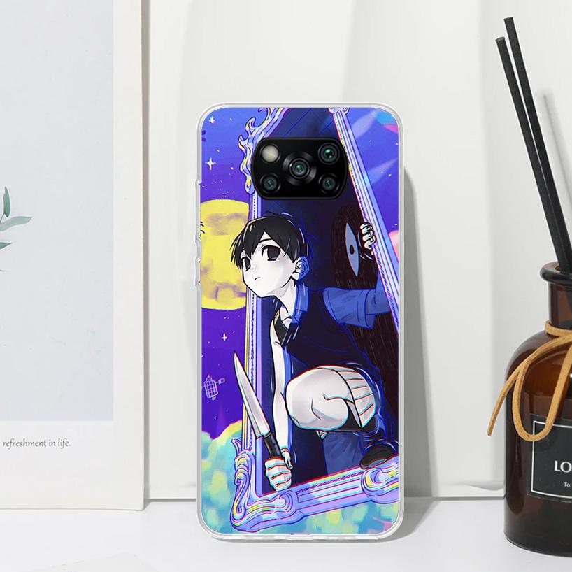 Game O-Omori Cartoon Phone Case For Xiaomi Poco X7 X6 X5 M7 M8 Pro F7 Ultra Redmi 15C 15 13C 13 12C 12 10 10C 10A Art Fundas Poc