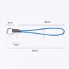50Pcs Key Rings Cell Phone Braided Lanyard Cords Jewelry Findings DIY Rope Keychains Mobile Clasp