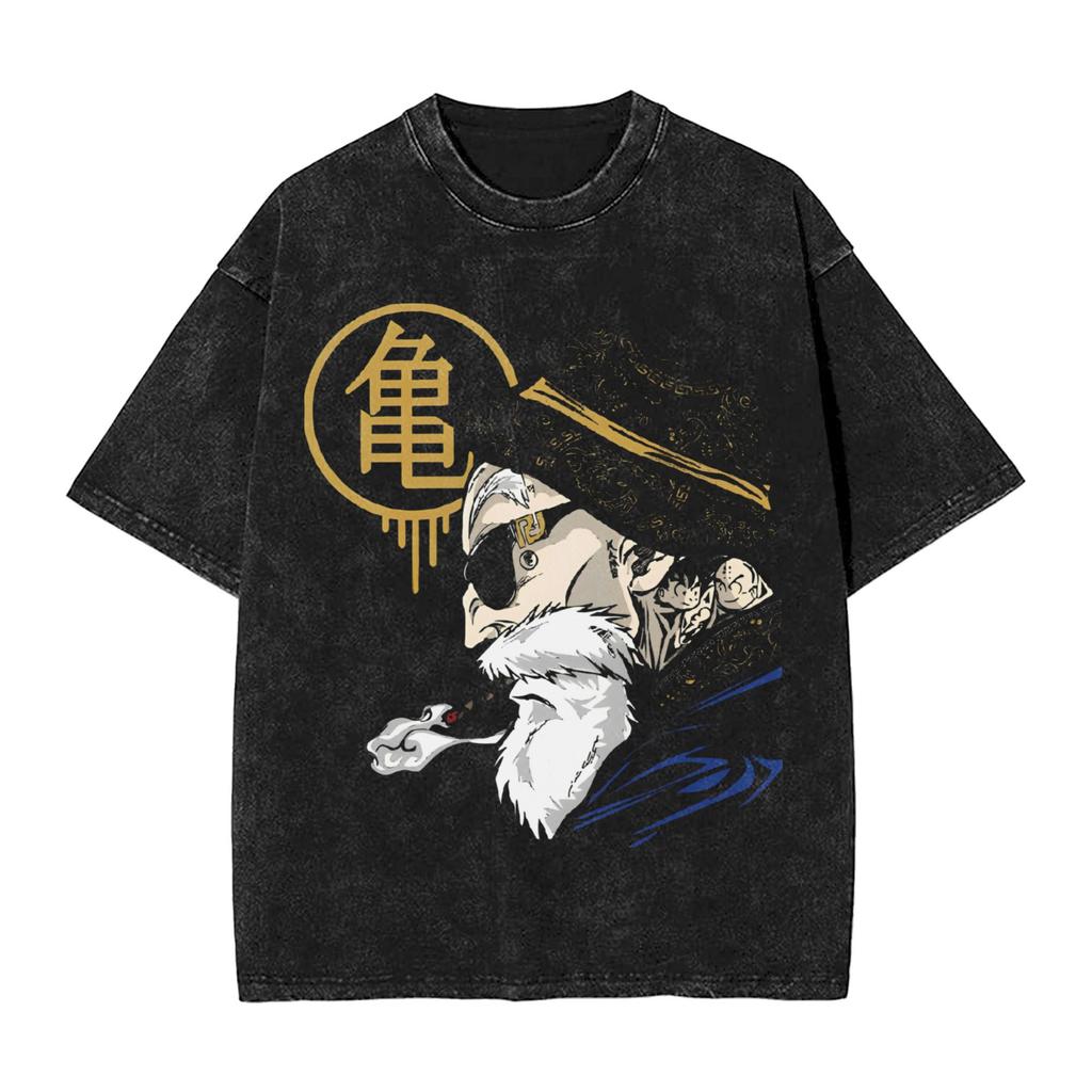 DragonBall Z Goku Printed Tshirt Mens and Womens Washed Tshirt High Quality Vintage Cotton Tshirt Harajuku YK Tops