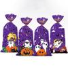 50pcs OPP Sugar Cookies Bag Kids Favors Gift Wrapping Bag New Halloween Candy Bag  Halloween