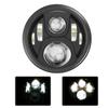 For Lada 4x4 Urban Niva Wrangler TJ JK LJ CJ Land Rover Defender Hummer Running Lights 7 Inch LED Headlight H4 Hi-Lo