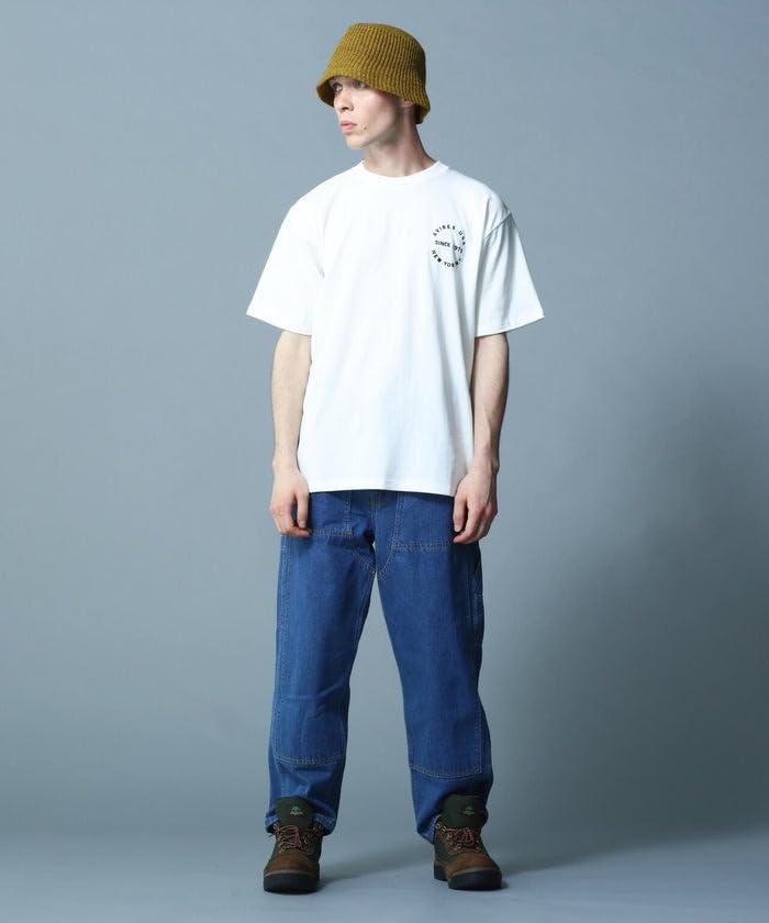 AVIREX VARSITY LOGO T-SHIRT men's 2XL 033 off white 783-5934012
