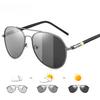 NONOR Photochromic Polarized Sunglasses for Men Women Driving Fishing Pilot Chameleon Change Color Night Vision Eyewear