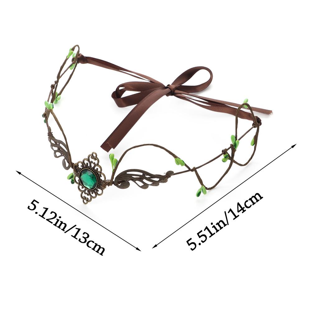 Свадебный стиль Эльфийская корона Дизайн лозы Сказочная диадема Новая лесная корона