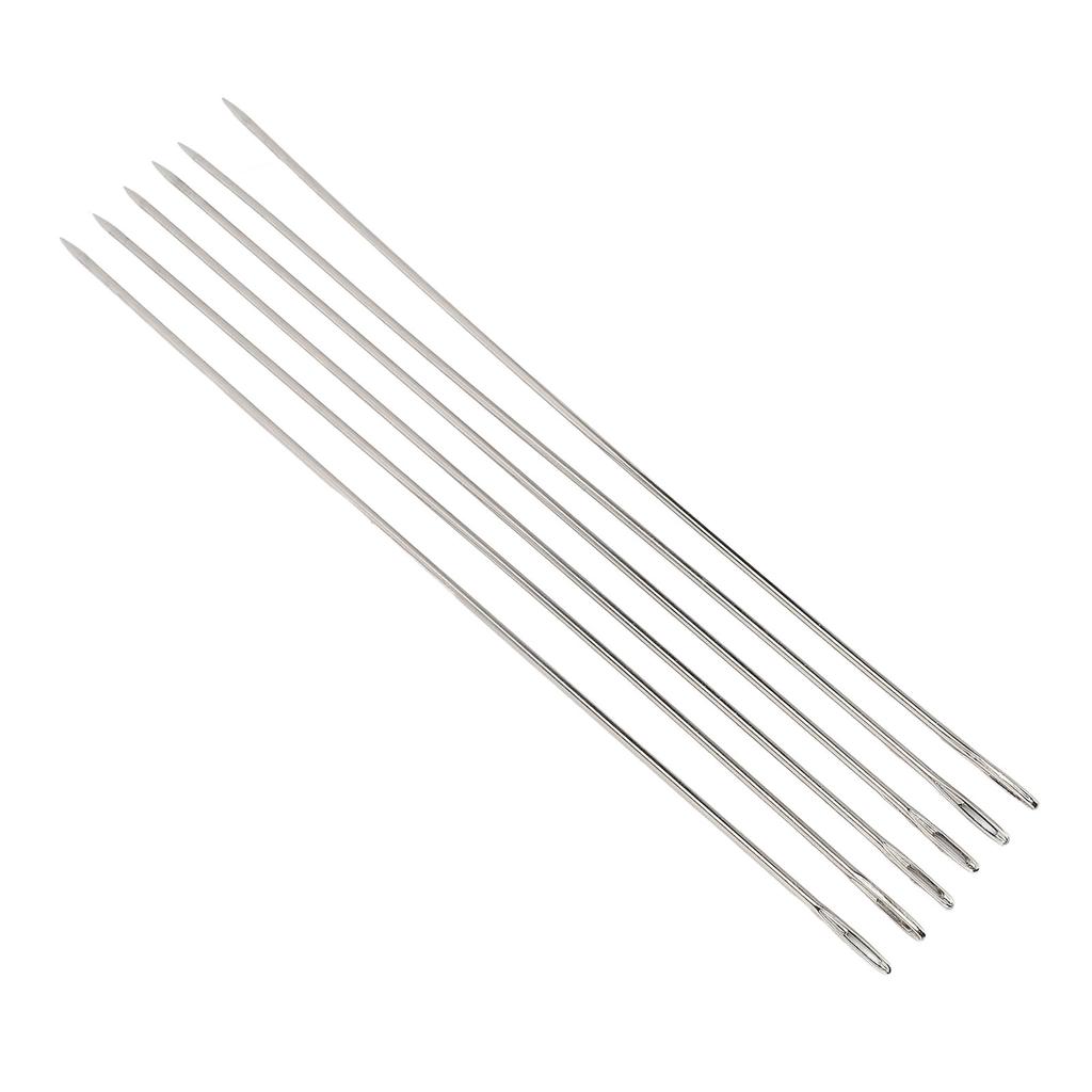 12Pcs Large Eye Sewing Needles Yarn Twine Knitting Art Crafts Steel Embroidery Thread Needle Kit