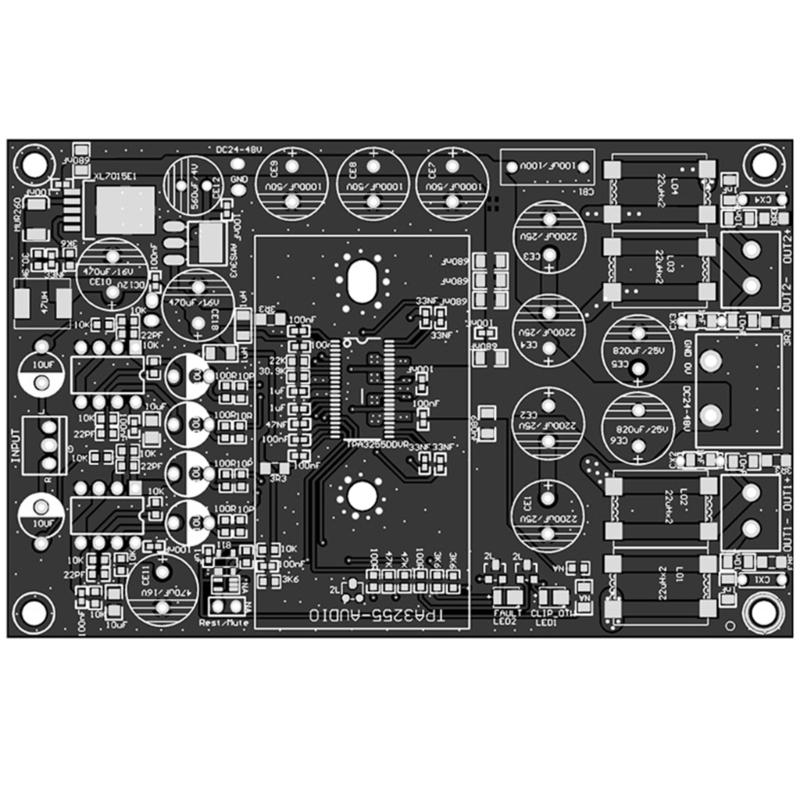 TPA3255 2.0 HIFI Digital Sound Amplifiers Board 315W + 315W Featuring Modulars Installation Design