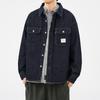 Мужская джинсовая куртка Hansca American Denim с широкими лацканами, мужская рубашка с несколькими карманами