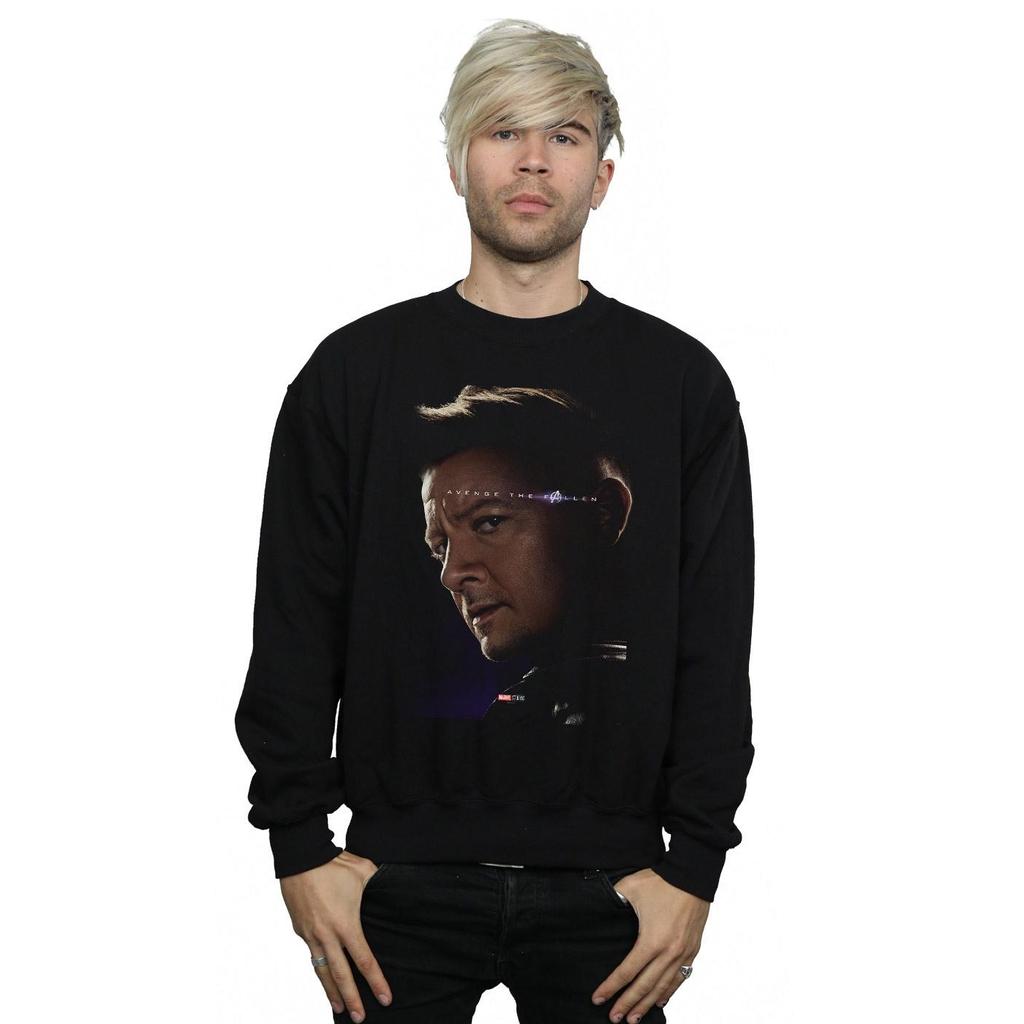 Marvel Mens Avengers Endgame Avenge The Fallen Hawkeye Sweatshirt