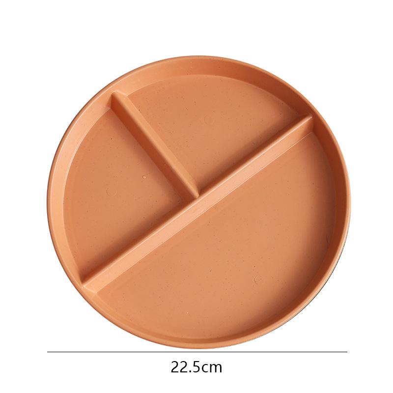 Тарелка из пшеничной соломы Nordic: Универсально подходит для фруктов, овощей, пельменей и салатов. Идеально подходит для использования дома и в гостинице. Прочный и экологичный.