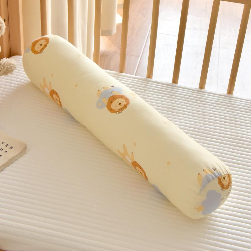60 см Милые Мультяшные Бортики для Новорожденных Мягкий Хлопок Подушка для Комфорта Младенца Защита от Ударов Мягкий Столбик Подушка для Защиты Малыша