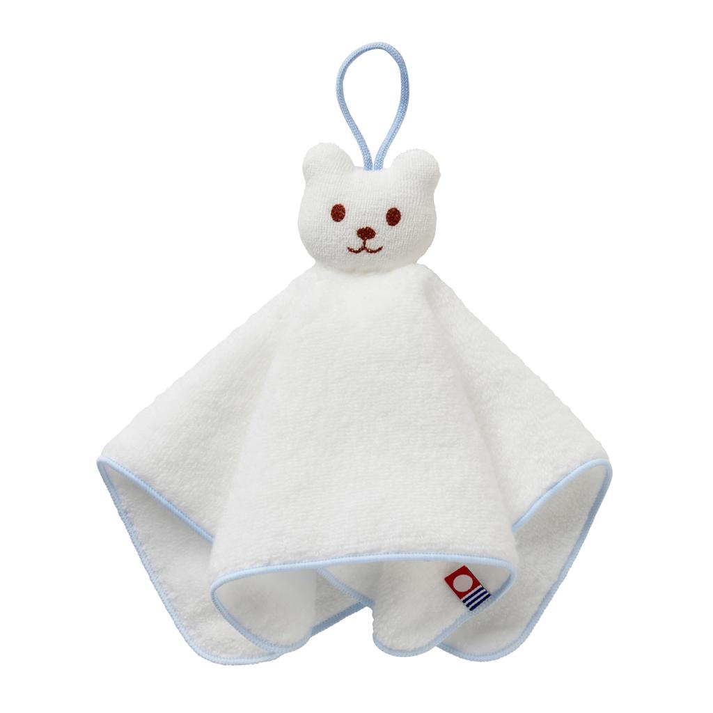 Набор пончо для ванны с ворсом в коробке Подарочный набор для младенцев Детское пончо для ванны Сделано в Японии Купальный хлопок Мальчики Девочки Младенцы Дети Детская одежда Подарок Синий [MIKI HOUSE]