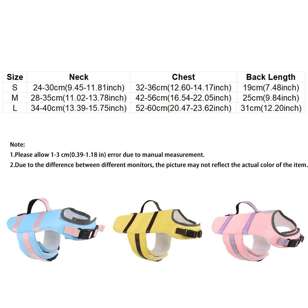 Waterproof Dog Life Jacket High Flotation Pet Surfing Costume Pet Clothes Pet Life Vest Swimming