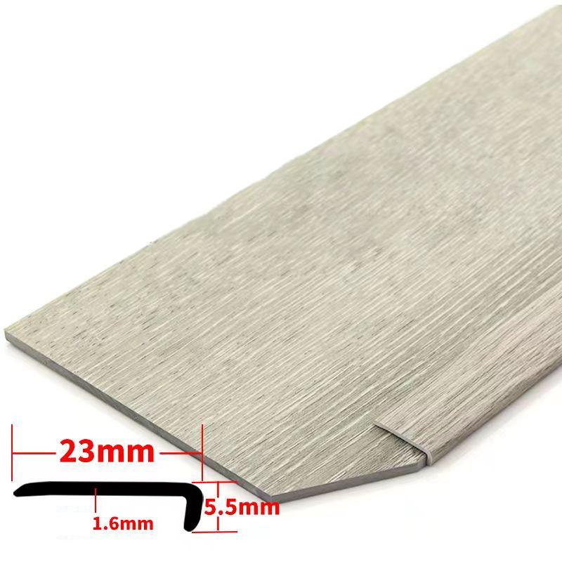 270 см L-образная угловая обвязочная лента для края пола, обвязочная лента для края пола из каменного пластика SPC, защита украшения