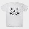 T Shirt Women Spooky Pumpkin Face Harajuku Print Kawaii Tshirt Summer Short Sleeve Female T-Shirt Top Tee