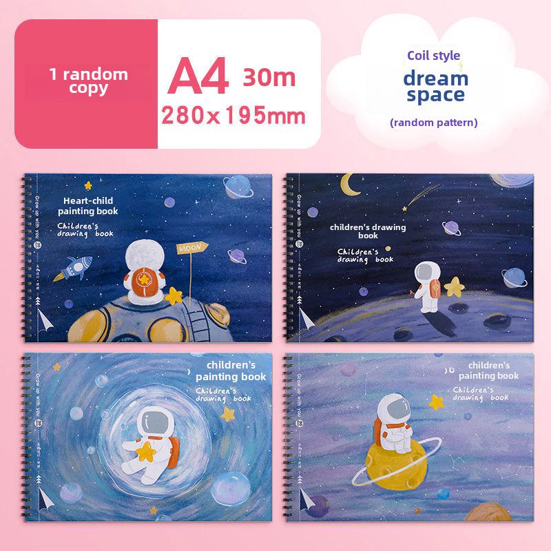 Альбом для рисования формата А4, толстый, чистый - Канцелярские принадлежности для эскизов студентов