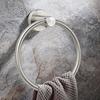 Stainless Steel Towel Ring Modern Minimalist Heavy Duty Metal Round Hand Towel Bath Shower Washcloth Holder Rack Bathroom Supplies