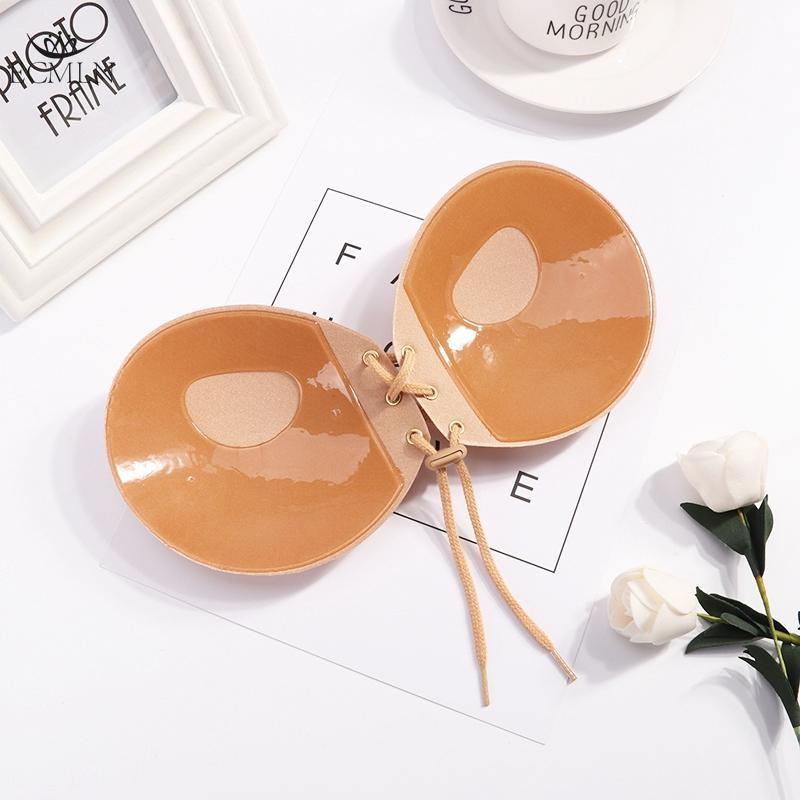 Бюстгальтер с гелем и силиконовым покрытием, самоклеящийся, без бретелек, черный, сплошной, женское нижнее белье, бюстгальтер Push Up