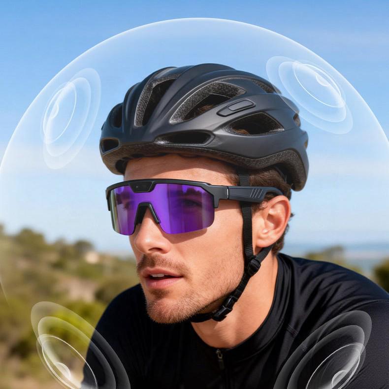 AI Sports Sunglasses: Horizontal & Vertical Video Recording for Outdoor Photography and Cycling