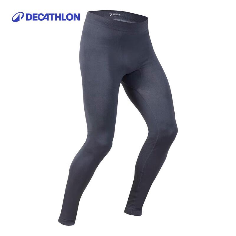 Мужские теплые компрессионные быстросохнущие лыжные термоштаны Decathlon