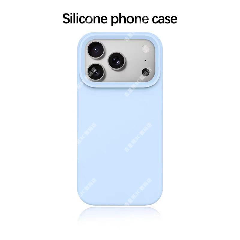 Высококачественный чехол из жидкого силикона для iPhone 13, 14, 15, 16, 17 Pro Max - Женская версия