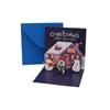 3D Pop Up Cartoon Christmas Card Merry Christmas Greeting Card Handwritten Blessing Invitation Cards Thanksgiving New  Gifts