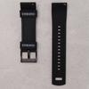 3x ERBORD Universal Silicone Strap 22mm, Dual Color, Black/Blue/Green