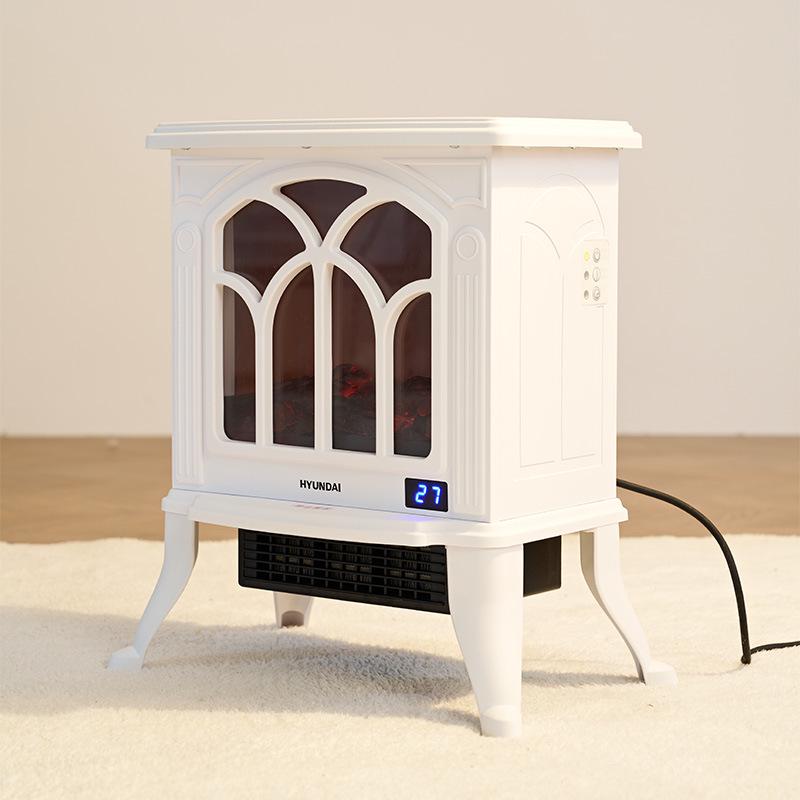 Умный голосовой 3D тепловентилятор с эффектом пламени: Быстрый нагрев и энергосберегающий камин