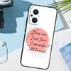 Чехол для OPPO Reno 12F 11F 13F 14F 8T 7 8 Lite 10 11 12 13 14 OPPO Find X9 X8 X6 X5 Pro с текстом песни All Too Well
