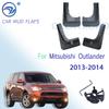 Front Rear Molded Car Mud Flaps For Mitsubishi Outlander 2013 2014 Mudflaps Splash Guards Mud Flap Mudguards Fender