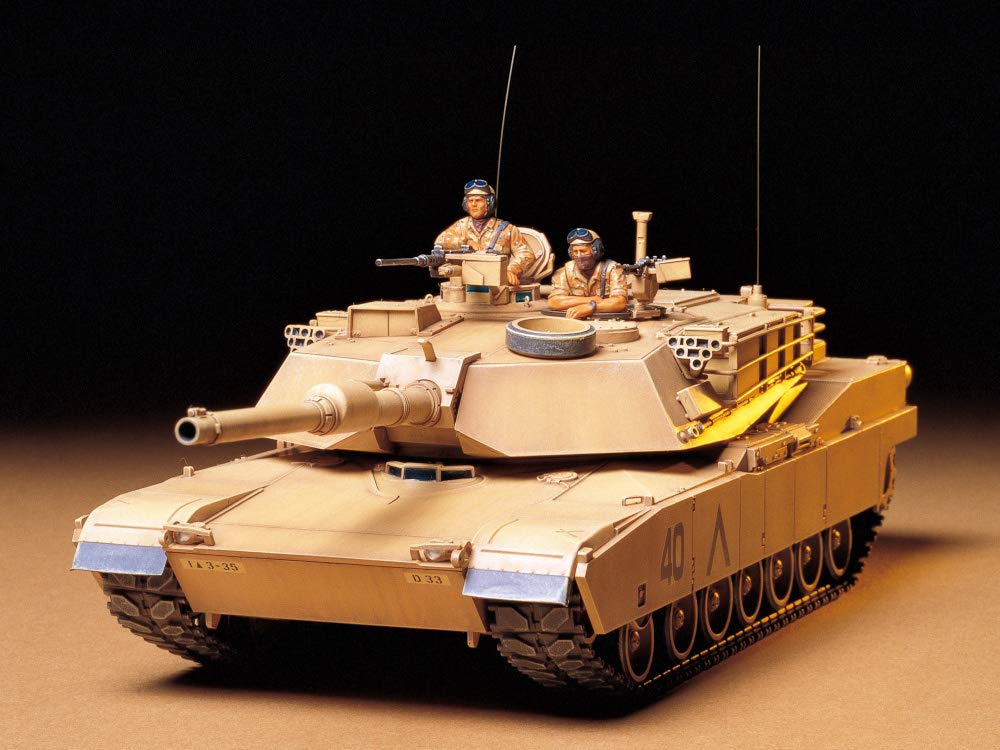 Tamiya Military Miniature Series US Army Tank M1A1 Big Gun Abrams Пластиковая модель 35156 1/35 № 156