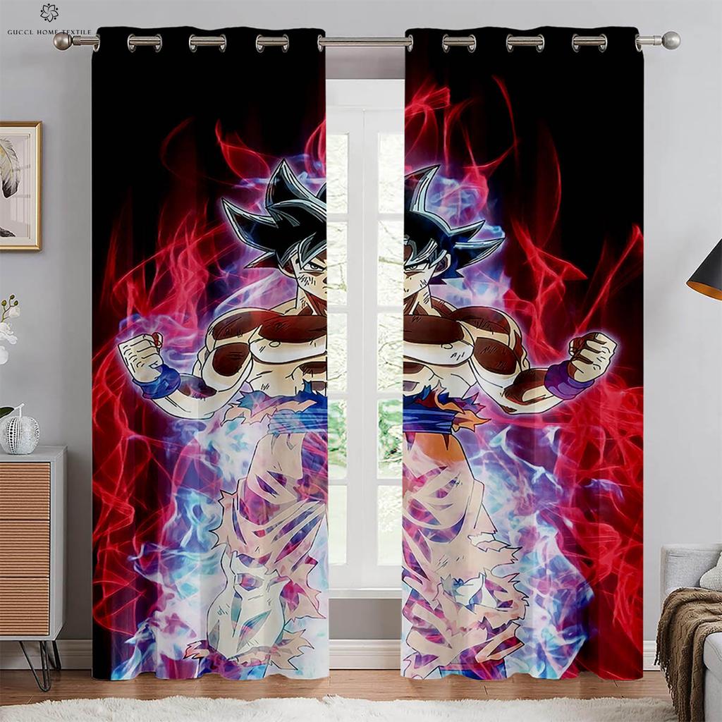 Шторы с принтом в стиле аниме для детской комнаты, спальни, гостиной, общежития, декоративные шторы, домашний текстиль