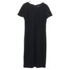 Made In Japan Wool Blend Short Sleeve One Piece 9S Black Women Used