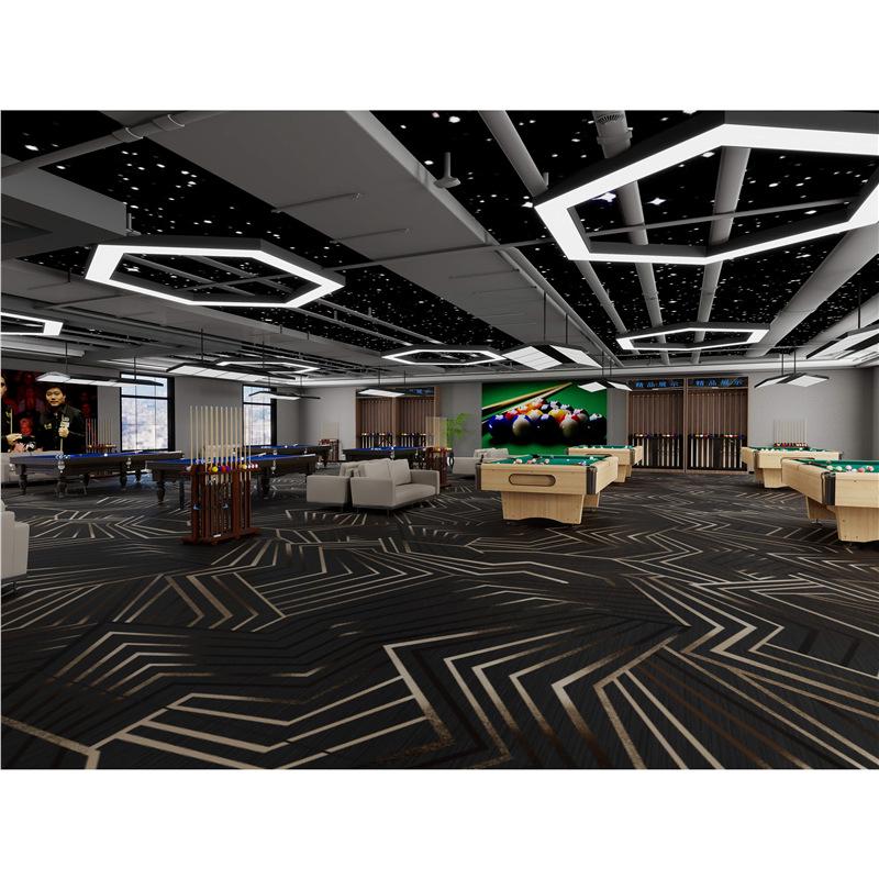 Billiard Hall Nylon Carpet: Waterproof, Fireproof, Full Coverage for Commercial Use