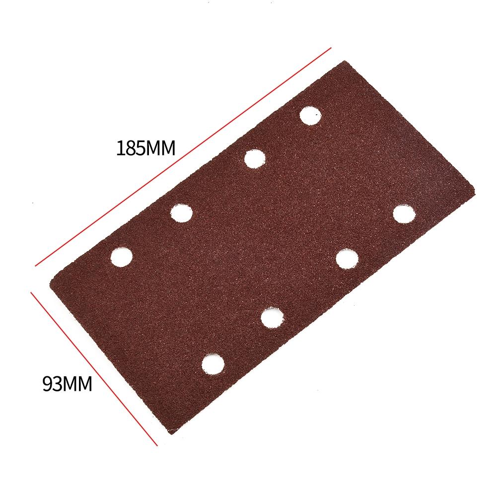 60/80/120/240# 20 шт. Шлифовальный лист Наждачная бумага 93*185 мм Абразивный инструмент