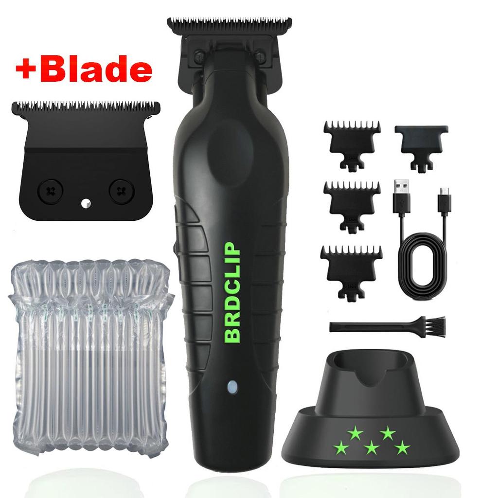 Professional Salon Home Electric Cordless Hair Trimmer BRDCLIP Engraving Trimming Hair Clipper BL1T Beard Bald Head Men Barber Machine