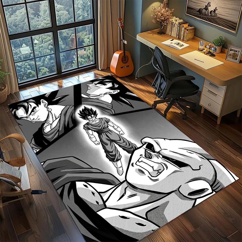 Dragon Ball!Rug Carpet Large Area Rug Non Slip Washable Floor Mat Gamer Room Bedroom Home Decor