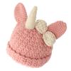 Winter new unicorn children's hat wool warm crochet animal hat European and American hot-selling baby single hat