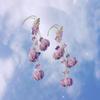 Серьги-кисточки 'Фиолетовый Ландыш' от Bai Lu - Стиль для отпуска, Длинные, Высококачественные женские серьги