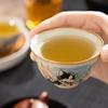 Ру Клин Милая Расписанная Вручную Чашка для Чая с Кошкой Керамическая Ретро Фарфоровая Чайная Чашка Мастер-Чашка Дегустационная Кружка Китайский Кунг-Фу Японская Чайная Посуда