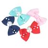20Pcs Dog Hair Bowknot with Elastic Band Pet Puppy Teddy Grooming Hair Accessories Random Color