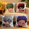 Наволочка Льняная Мягкая для Дивана Декоративная для Дома ANIME KKuroko no Basuke Наволочка