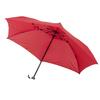 Удобный для складывания из углеродного перелома тефлоновый красный дорожный, сверхлегкий зонт, 60 см, 140 г, простой, с покрытием,