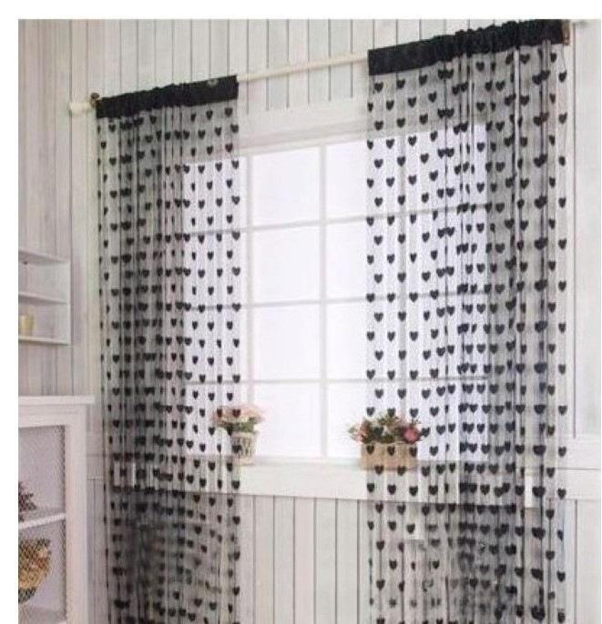 1x2м Love Line Подвесная занавеска для гостиной или спальни