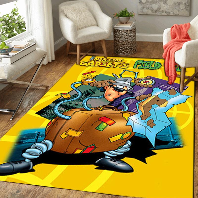 Inspector Gadget Rug Floor Mat for Living Room or Bedroom Soft and Comfortable Carpet a Gift for Birthday and Holiday.MFF0918623