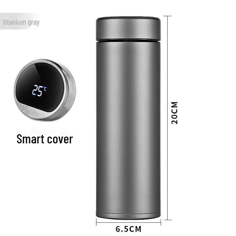 Высококачественная термокружка из чистого титана - большой емкости для разделения чая и воды для деловых подарков