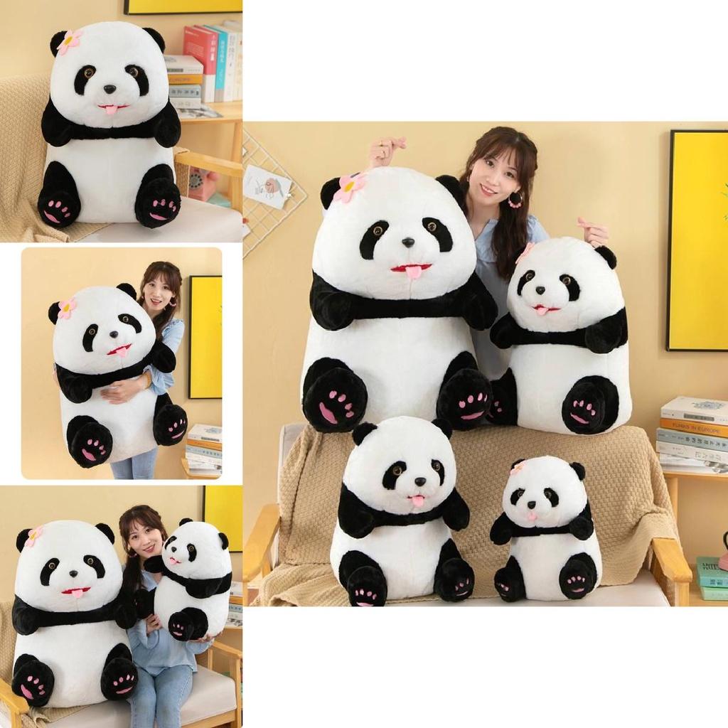 Panda Teddy Bear Doll Unique Design Logo Embroidery 45cm Height Premium Material